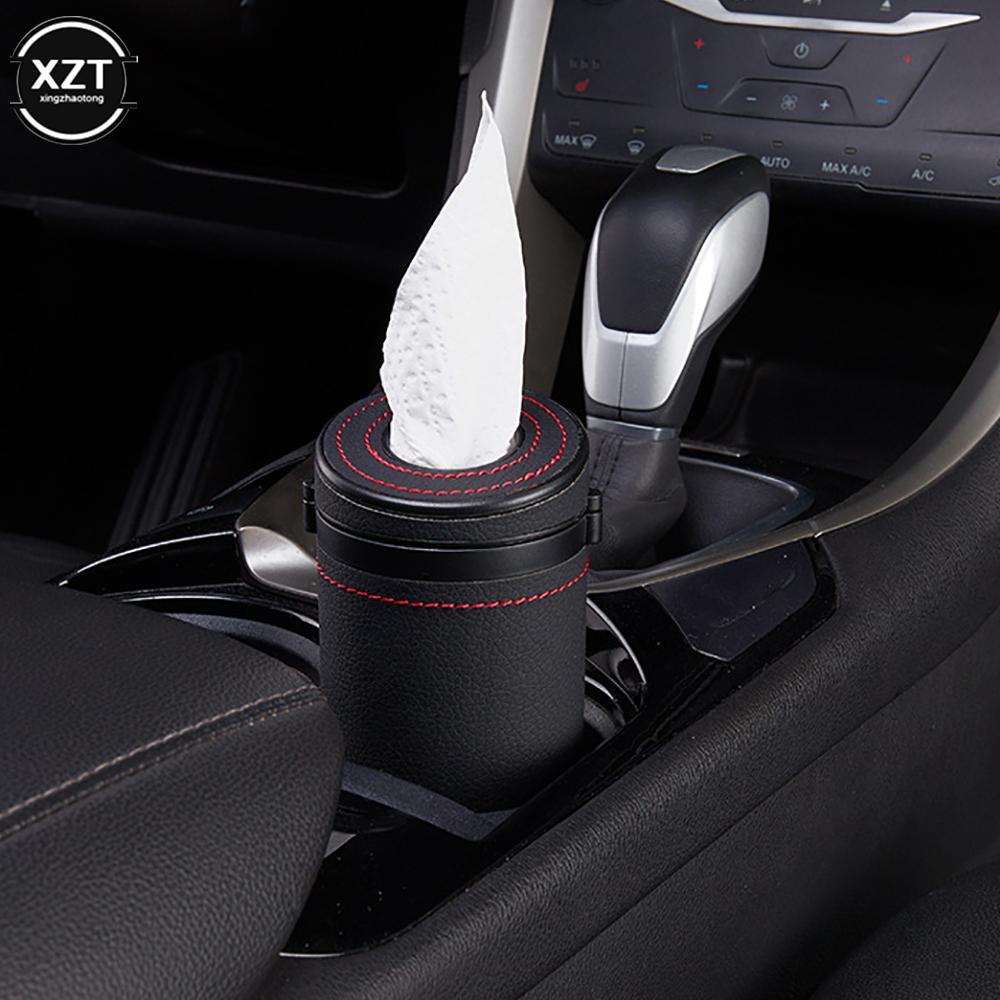 

Многофункциональный автомобильный держатель для коробки для салфеток, авто круглая бумажная трубка, безопасная чашка для салфеток для разбитого окна, авто аксессуары для интерьера чёрный