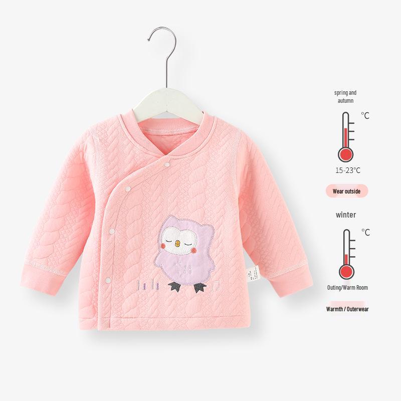 Unisex Baby Quilted Cotton Clothing Set for Spring, Autumn, Winter - Thick, Warm, Temperature Locking