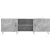 TV Stand Concrete Grey 150 x 30 x 50 cm Particleboard