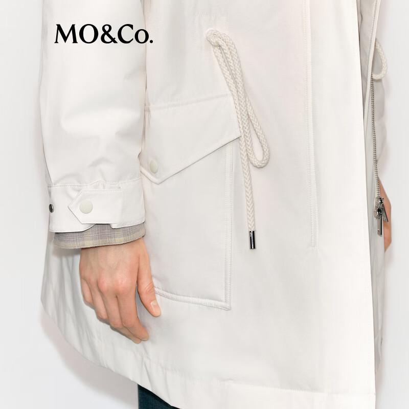 MO&Co. Women's Hooded Loose Fit Duck Down Jacket
