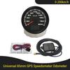 85mm Boat Car 0-120KM/H 0-200KM/H GPS Speedometer with 8 Colors Backlight Waterproof Speedometer 9~32V Trip\COG\ODO