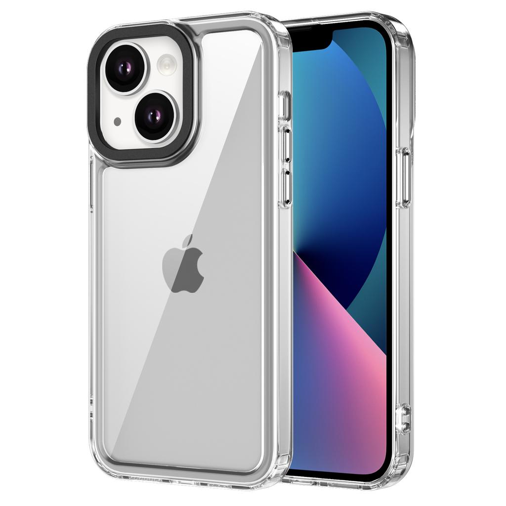 For iPhone 13 Case PC+TPU Protective Phone Cover High Transparency