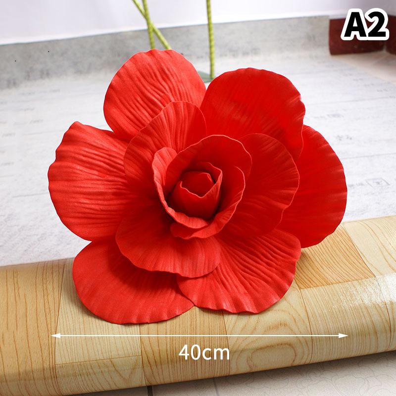 30/40 cm Pianka PE Róże Sztuczne Kwiaty Ślub Ogród Ściana Droga Cytowana Scena Impreza DIY Kwiatowa Ściana Tła Dekoracja