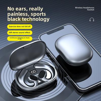 Luftleitung Hängendes Ohr Bluetooth Headset Geht Nicht Ins Ohr Kabellos Binaural Bewegung Knochenleitungskonzept