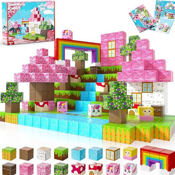Magnetic Unicorn Building Blocks Assembly Toy Set