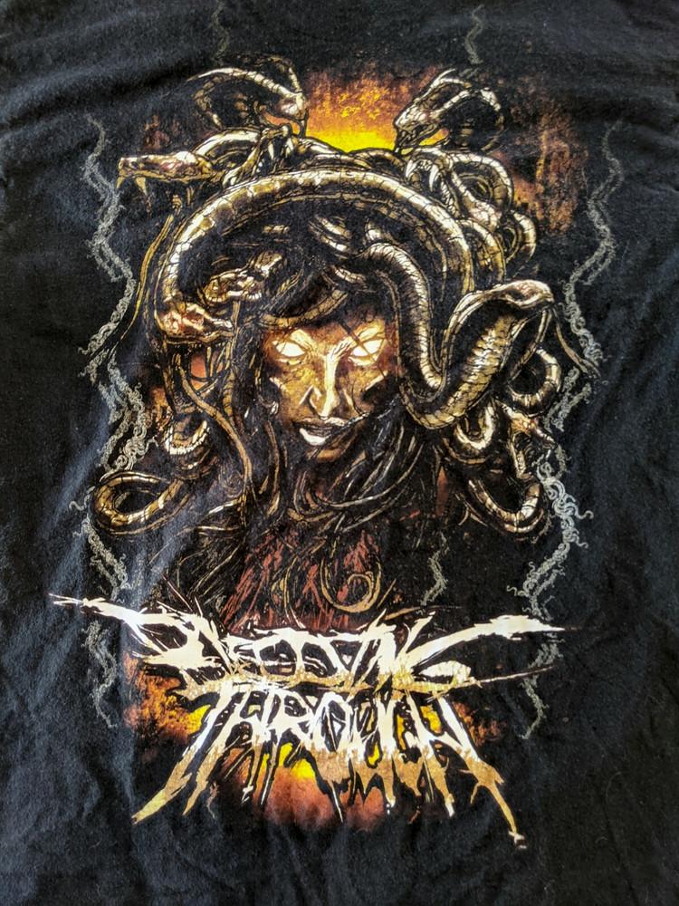 Bleeding Through band Medusa T-Shirt Black Unisex All Size WA353 Unisex T-Shirt S