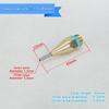Brass Precision Hot Melt Glue Nozzle Head Jewelry Making Repair Accessories Glue Nozzle Head Diameter 1mm/1.3mm Nozzle