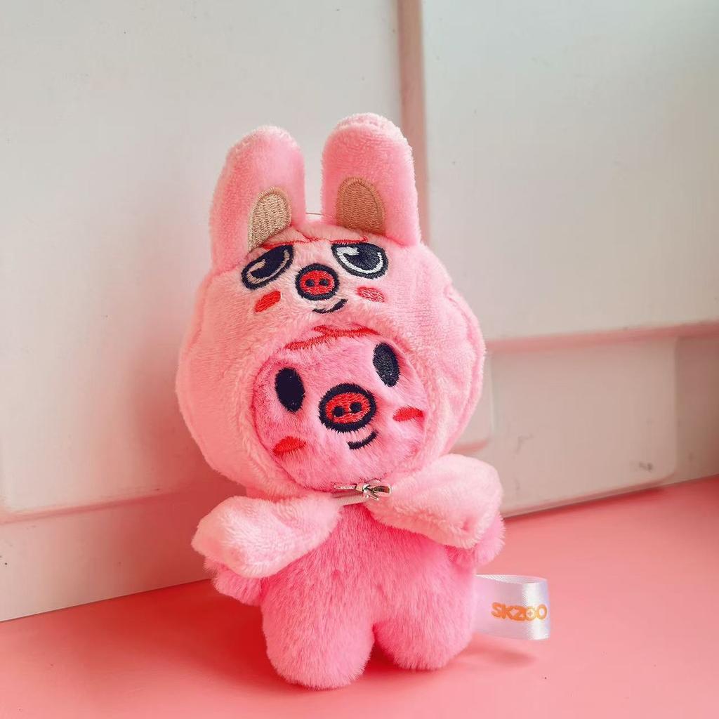 Plyšová klíčenka Vlk Plyšová hračka Soul FM Týdenní plášť Panenka Magická škola Dítě Dárek k narozeninám