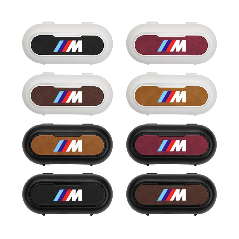 

Car Sunshade Sunglasses Holder Eyeglasses Storage Box Accessories For BMW X1 X2 X3 X4 X5 X6 X7 G20 G30 6GT E46 E90 E60 F10 E39 B-red