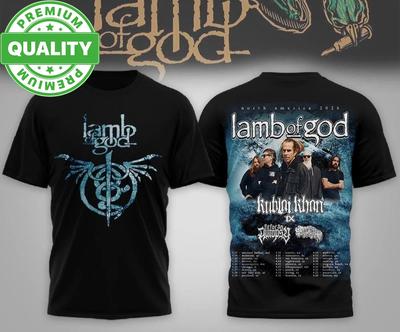 Lamb Of God North American Tour 20 26 3D AOP Shirt Black Unisex S- IM1524