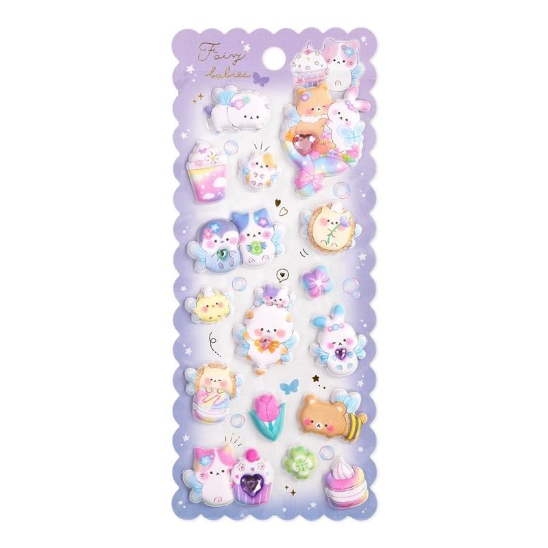 

3D Sticker for Kids Animal Foam Sticker Reward Sticker Scrapbooking Sticker for Water Bottle Journal Photo Album Phone 1