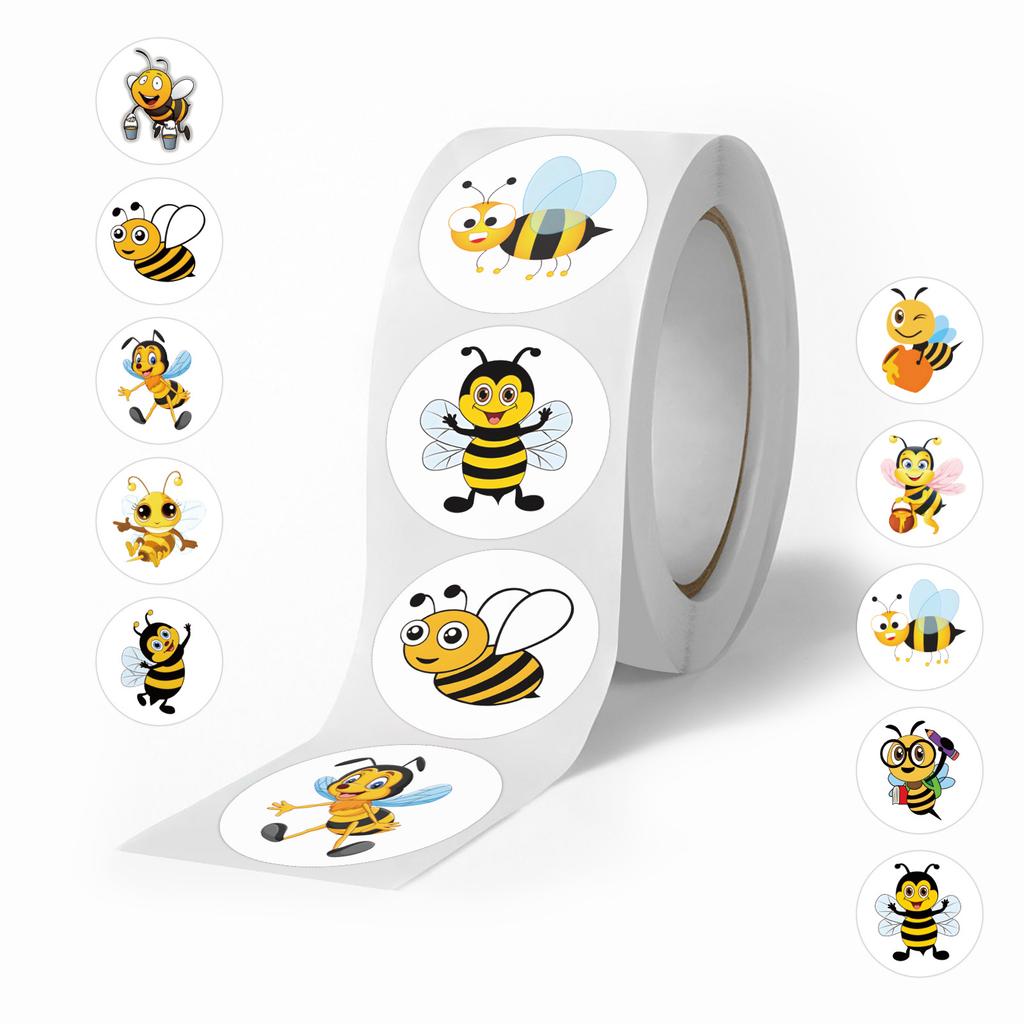 100-500Pcs Superior-Grade Cartoon Top-Grade Bee First-Class Stickers First-Class Cute First-Class Decals Self-Assembly Top-Grade Skateboard