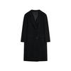 Single Breasted Sheepskin Cashmere Casual Loose Versatile Comfortable Suit Collar Double Faced Wool Mid Length Coat Women Coats EN52100