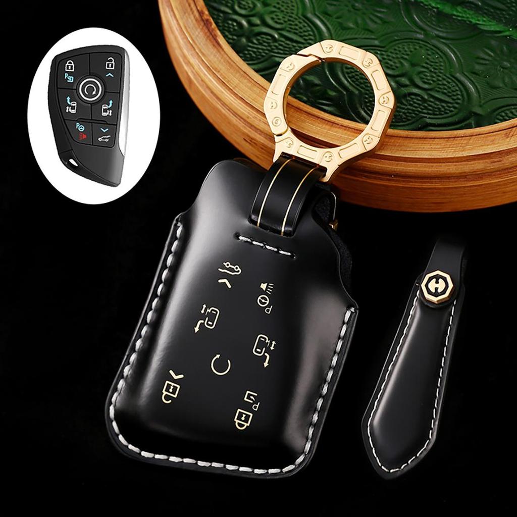 Suitable for Buick Century Handmade Cowhide High-End Car Key Cover Car Key Case