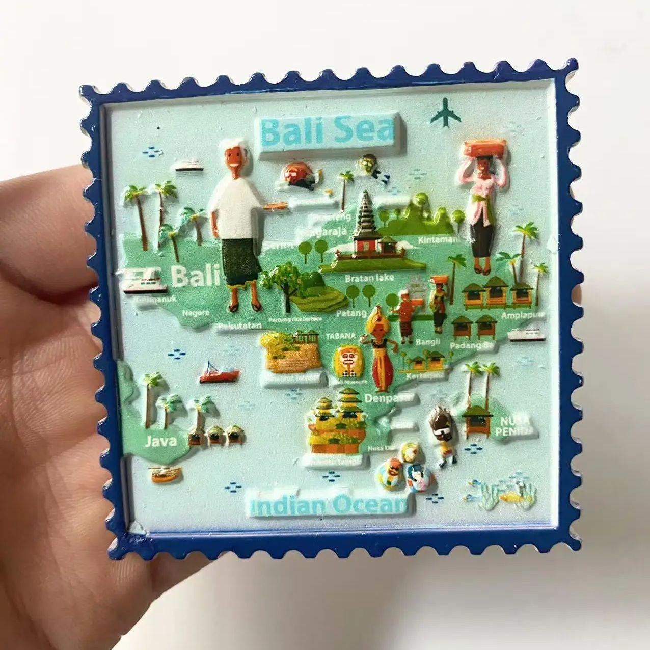 

Страны Путешествия Сувенирные Магниты На Холодильник Великобритания Карта Бали Расписные Магниты Подарки