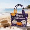 1 Stück Halloween Fledermaus Kürbis gesteppte Tragetasche Große Kapazität Leichte Damen Umhängetasche für Reisen & Einkaufen