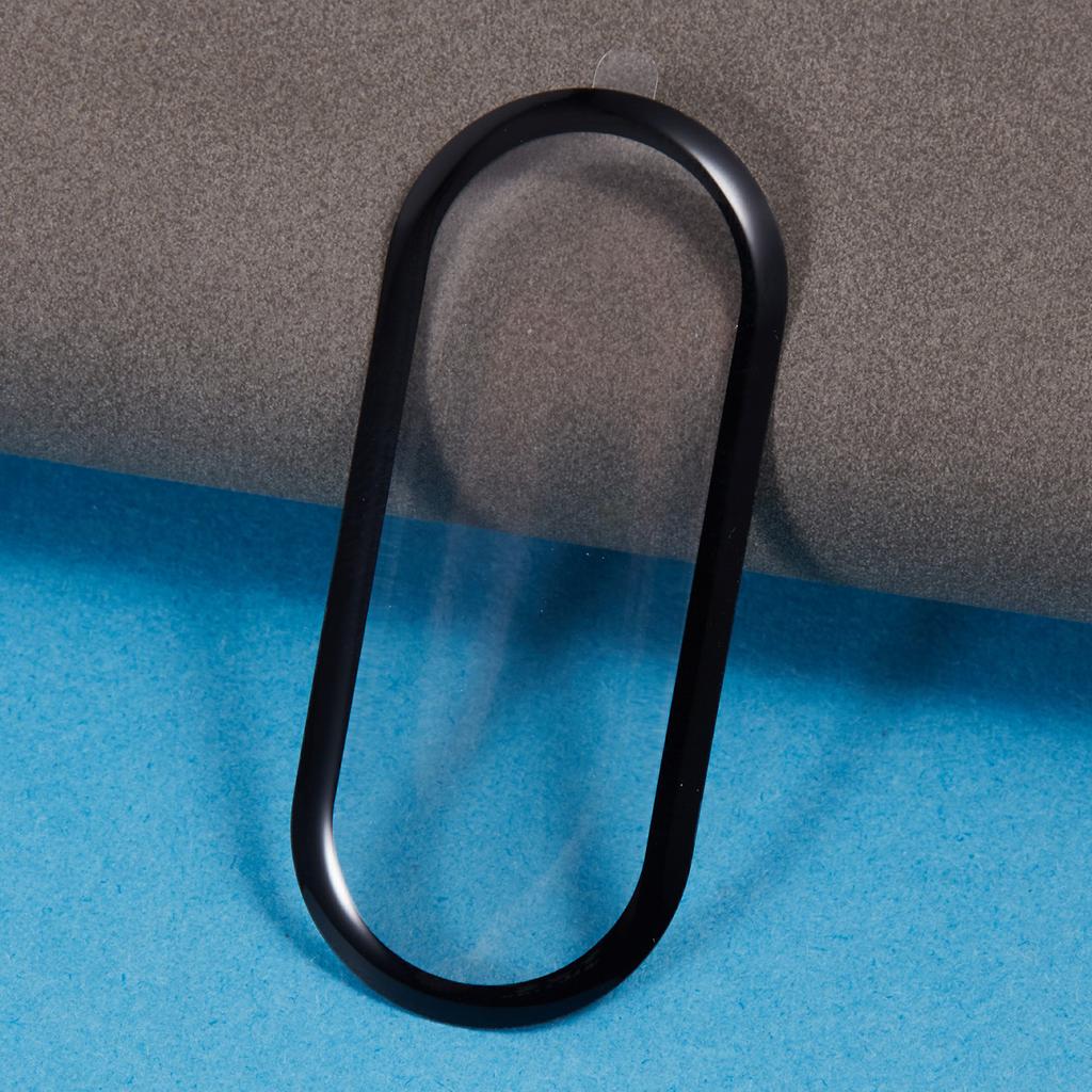 2Pcs/Pack For Xiaomi Smart Band 10 Screen Protector Smart Watch HD Clear PMMA Film (Black Edge)