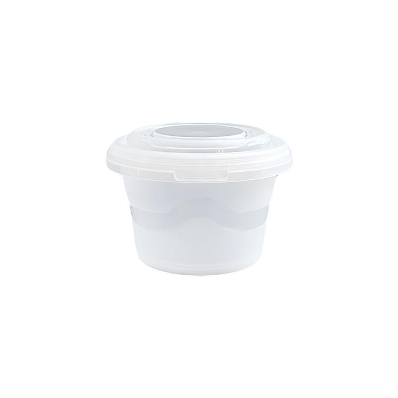 Food Grade Disposable Round Container with Lock Lid