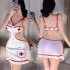 Sexy Nurse Uniform Set Erotic Underwear Temptation Nightclub Costume Cosplay Women Backless Dress Sexy Adult Outfits