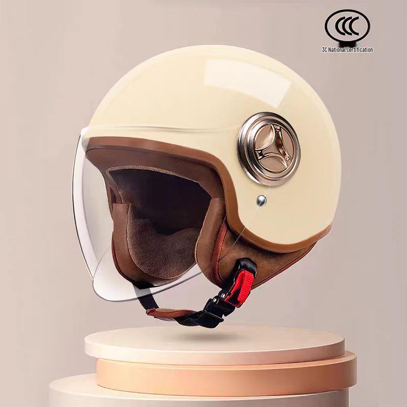 Unisex Gray 3C Certified Half Helmet with Removable Ear Protection for Electric Scooters & Bicycles – Autumn/Winter Fashion