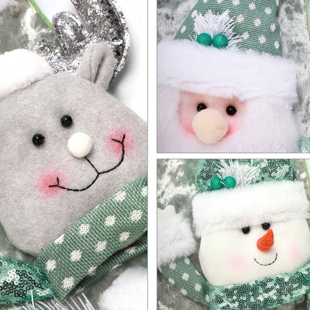 With Sequins Christmas Gift Bag 3D Christmas Socks Cartoon Christmas Tree Ornaments  Children