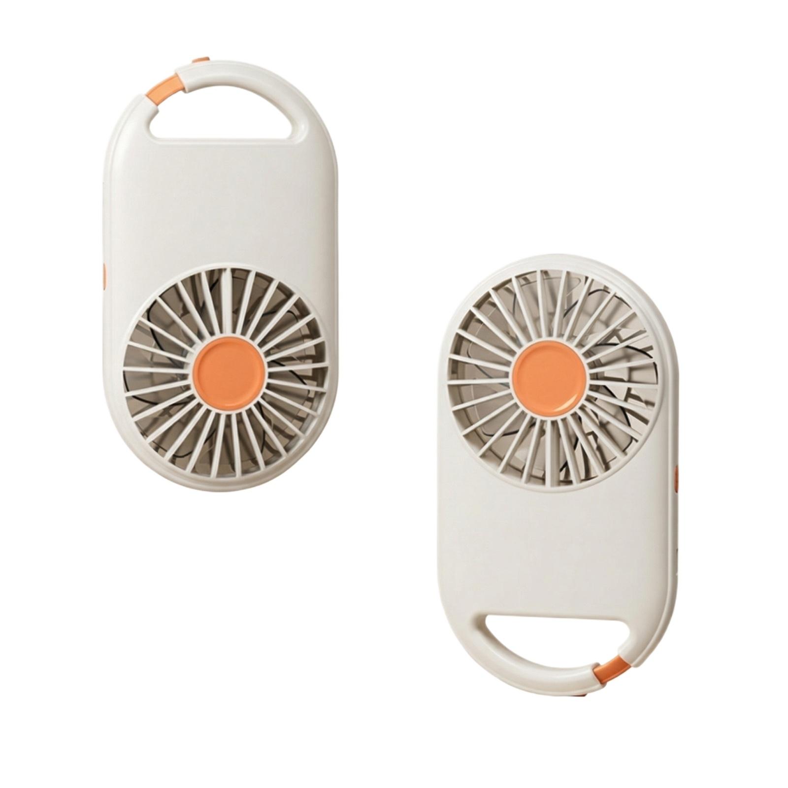 

Handheld USB Fan, Portable Outdoor Carabiner One Size білий