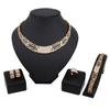 Diamond Jewelry Set: Necklace, Earrings, Ring & Bracelet