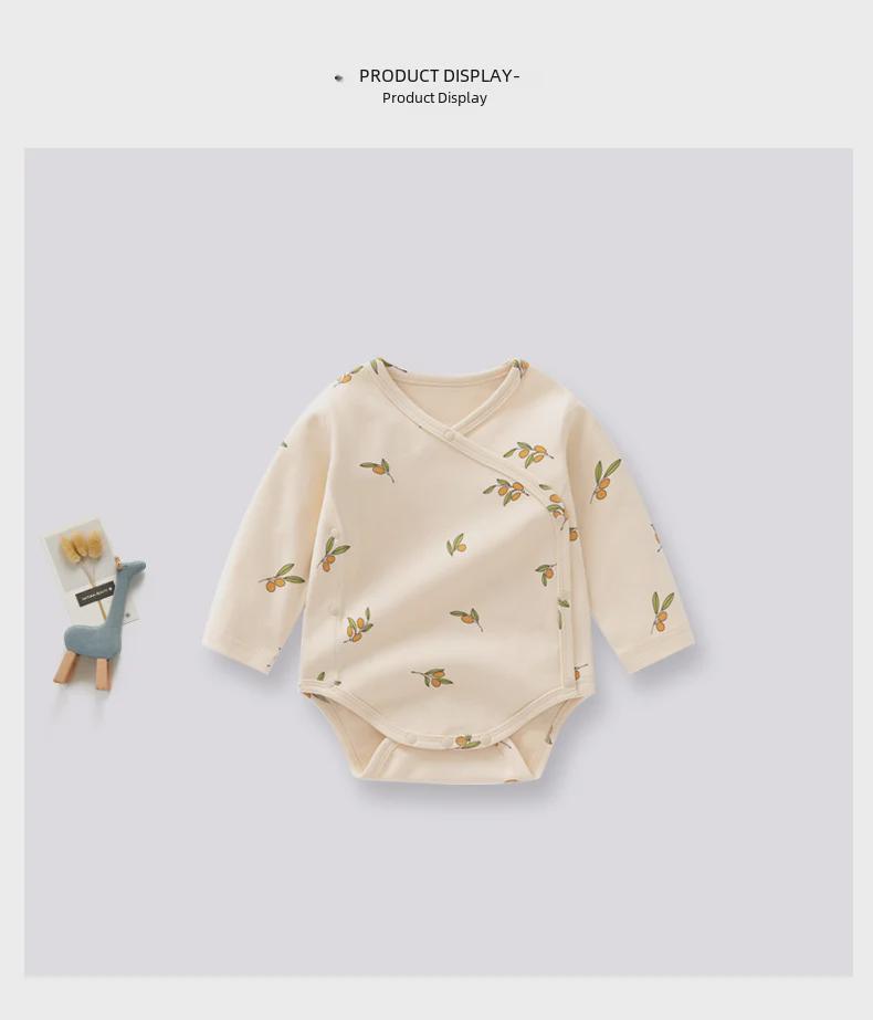 Ins Baby Fart Spring/Autumn Cotton Triangle Romper - Newborn Jumpsuit