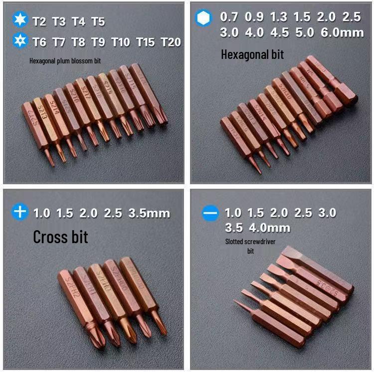 60-in-1 Multi-Functional S2 Screwdriver Set for Home & Computer Repair