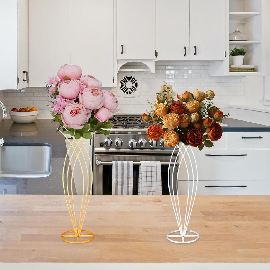 Iron Wedding Flower Stand Centerpieces Flower Arrangement Flower Holder Flower Display Decorative Rack for Home Decor