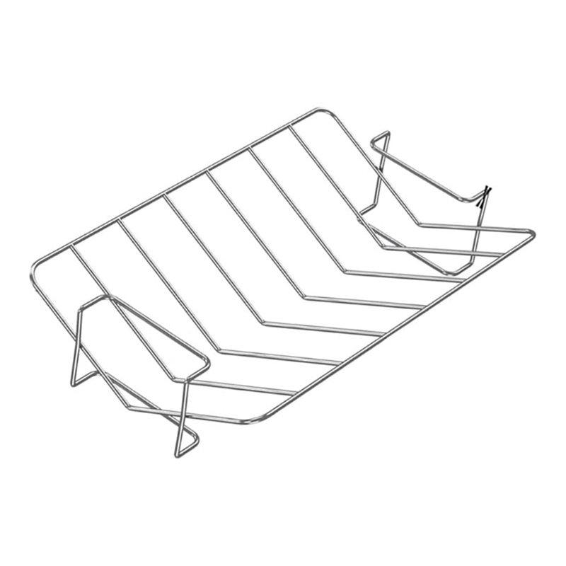 

A25F-V-Shaped For Grilling Rack, Stainless Steel Turkey Roasting, BBQ Rib Support For Ninja OG900, OG800, OG951 Series