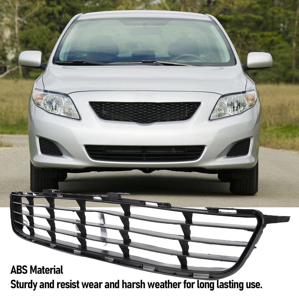 Front Bumper Lower Grille 5311202120 Stylish Look Front Bumper Center Grille Replacement for CE LE S XLE XRS 2009-2010