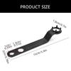 High Carbon Steel Four Pronged Thickened Angle Grinder Wrench Suitable for Secure Grip Nuts Removal Clamping Disassembly