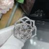 Vintage Hot Brand Women's Rings Luxury Jewelry For Women Pure 925 Sterling Silver Lady Party Designer Rose Flower Rings
