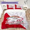 SV Zulte Waregem Pattern Bedding uilt Set uilt Cover Pillowcase Home Decoration Birthday Gift (1 * duvet cover + 2 * pillowcase without core)