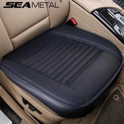 Coprisedile Anteriore in Pelle Cuscino Antiscivolo Traspirante Protezione Auto Tappetino Imbottito Universale Quattro Stagioni Per Auto SUV Furgone