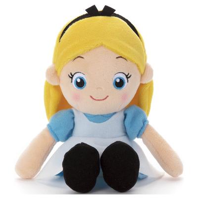 Disney Character Washable Beans Collection Alice Plush Toy, Approximately 20cm Tall