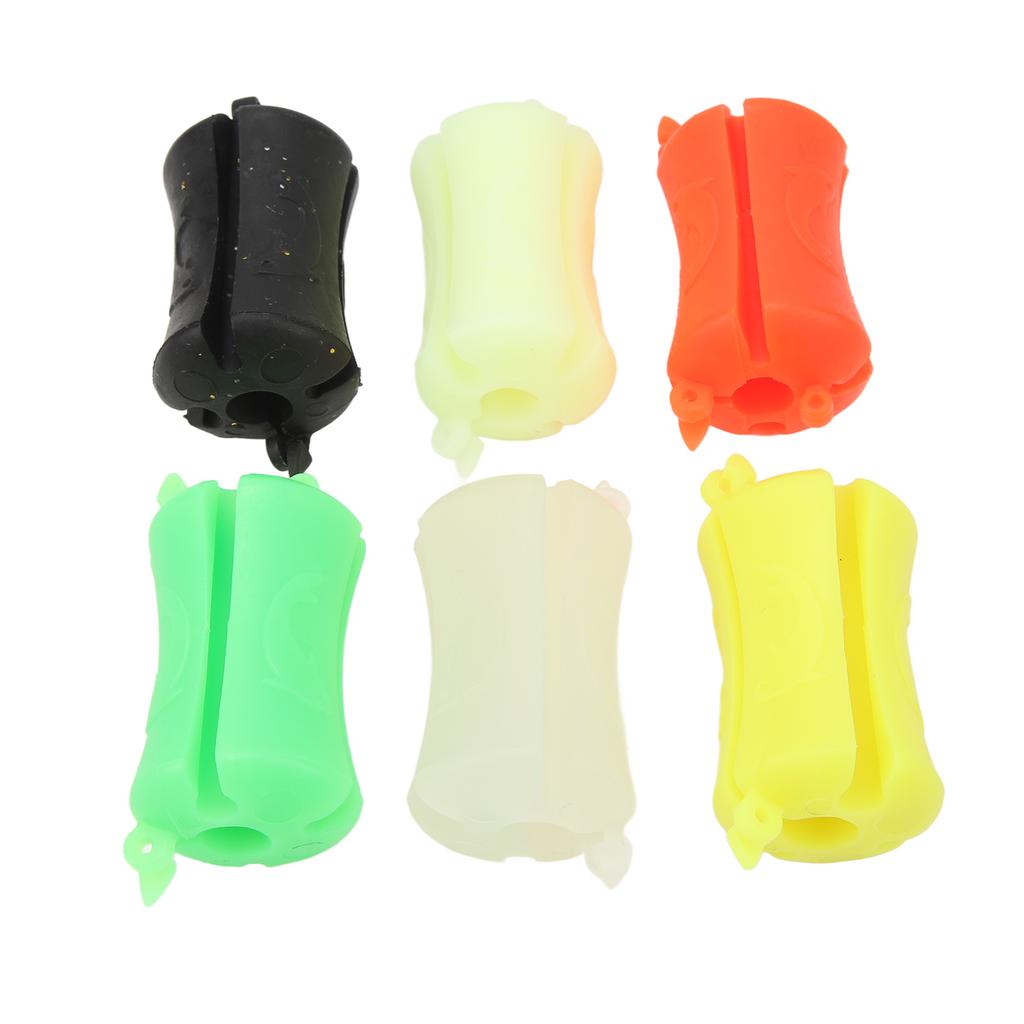 6pcs Portable Fishing Rod Fixed Ball Fishing Pole Binding Clip Fishing Rod Ball Antislip Fishing Pole Clip for Boat