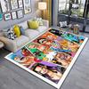 Starring the Japanese Cartoon ONE PIECE Monkey D. Luffy Carpet Is Suitable for Living Room and Bedroom Doormats Office Balcony Decorative Carpet V11