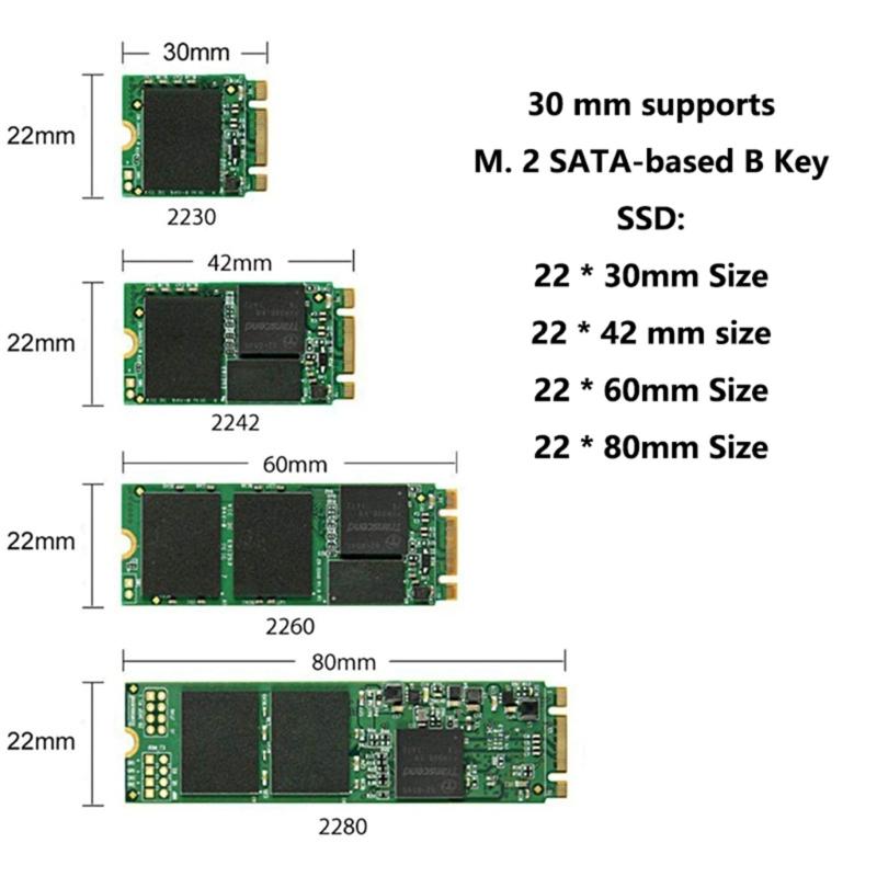 Compactly M.2NGFF SSDs To USB3.0 Adapter Converter Supports Multiple Size and Operating Systems Highly Speed Access