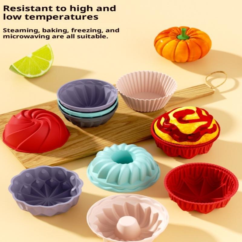 Stampo da 6 Pollici per Torta Charlotte in Silicone Cheesecake Antiaderente Tondo Stampo in Silicone per Cottura Stampini per Torta per Torta di Fragole Crostata Torta