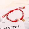 Handmade Colorful Rope Lucky Cat Bracelet For Women Girls Bangles Trendy Jewelry