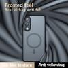 New TPU+PC Magnetic Wireless Charging Case For Samsung Galaxy S25 Edge S25Edge 5G Shockproof Matte Back Cover Coque