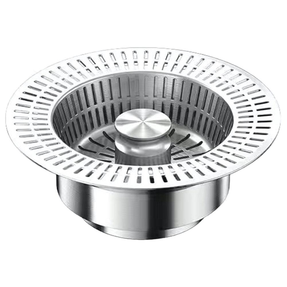 For Most 3-12 Inch Drains 3 In 1 Sink Strainer Kitchen Sink Drain Strainer Home Improvement Larger Filter Capacity