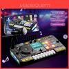 Tocadiscos DJ de Juguete para Niños con Micrófono para Juego Interactivo