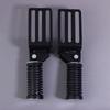 1Pair Electric Vehicle Front Foot Pedal Plate Leg Support Pad Folding Anti-Slip Metal Footboard Ebike Accessories