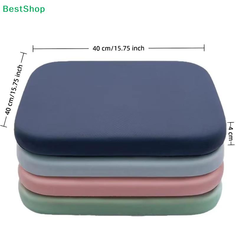 Cool Ice Silk Milk Fiber Rebound Cushion Breathable Anti-Fatigue Seat Pad for Office/Car/Chair