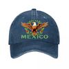 Mexico Eagle Embroidered Vintage Cotton Baseball Cap Washed Baseball Cap