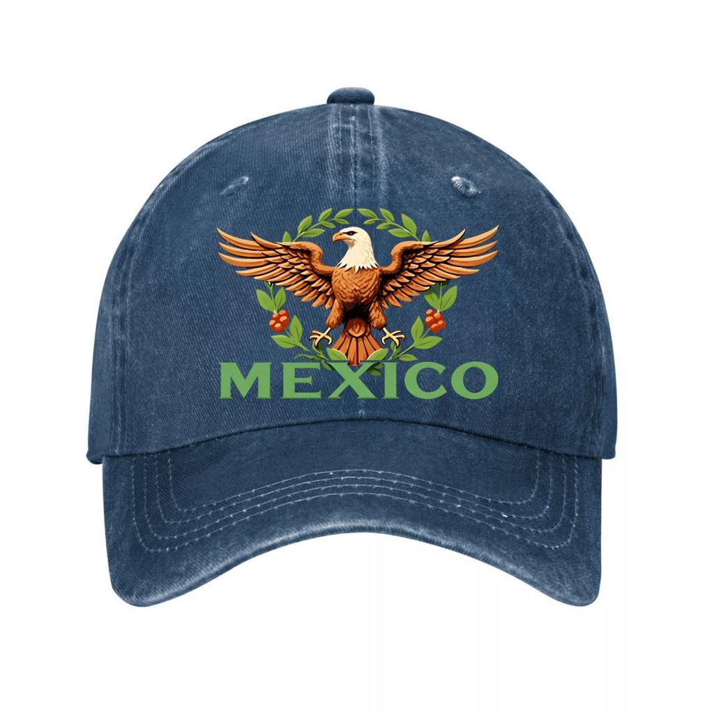 Mexico Eagle Embroidered Vintage Cotton Baseball Cap Washed Baseball Cap