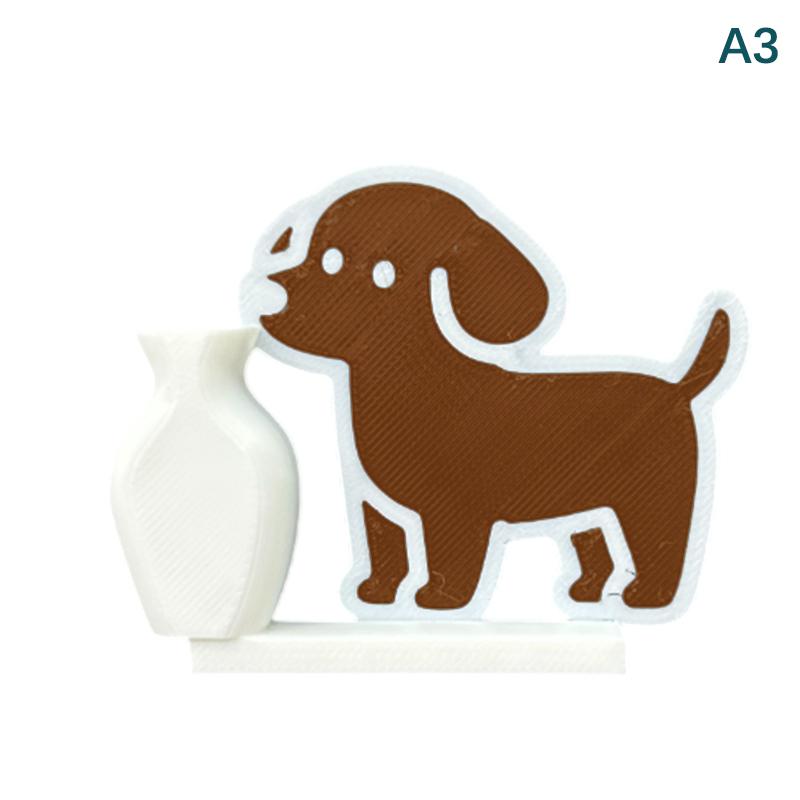 Kühlschrankmagnet mit Hunde-Duftblumen, Deko-Elemente für Hunde, Katzen und andere Tiere – Erinnerungsbox für Zuhause oder Büro – Perfektes Geschenk